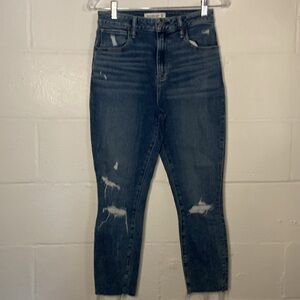 Abercrombie & Fitch The Super Skinny Ankle  High Rise jeans size 28 / 6